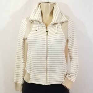 LAURA Scott Striped Fleece Jacket